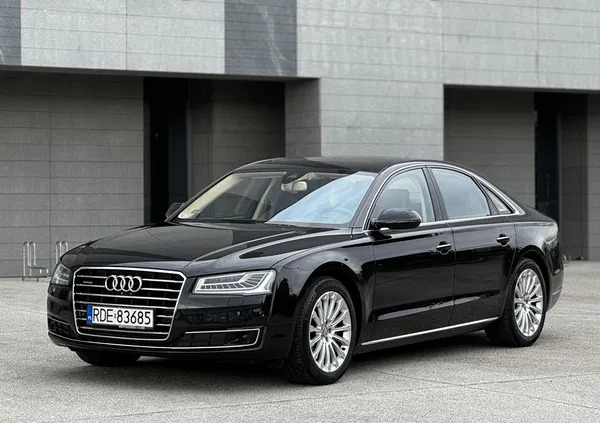 samochody osobowe Audi A8 cena 121900 przebieg: 174500, rok produkcji 2015 z Rzeszów